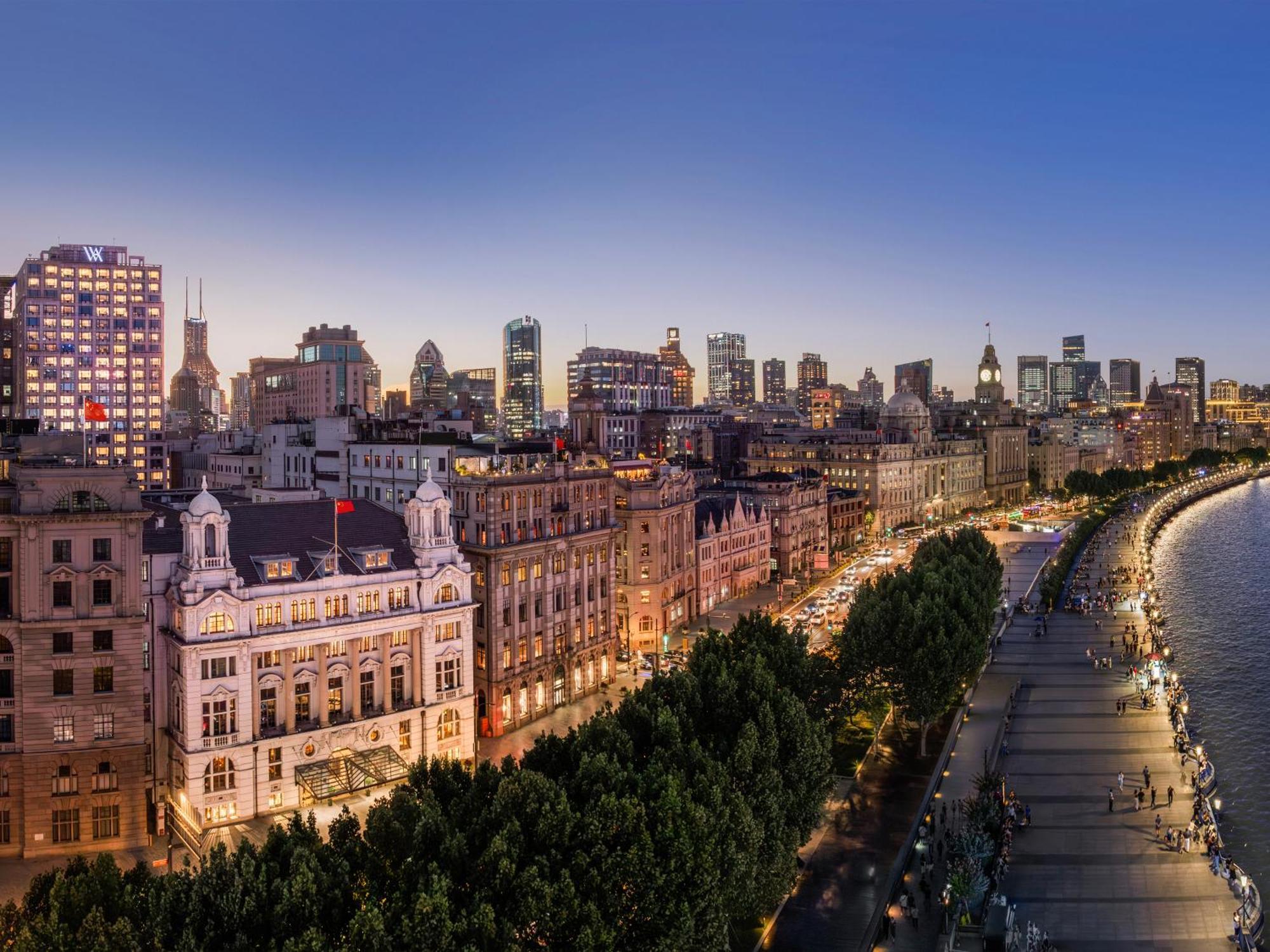 Waldorf Astoria Shanghai On The Bund Xangai Exterior foto